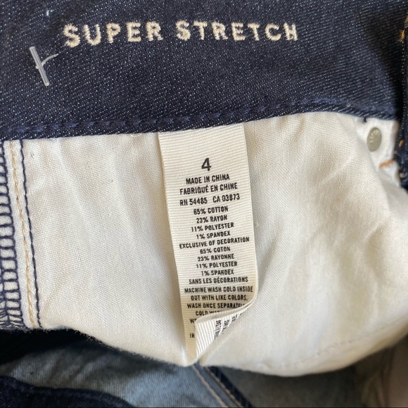 American Eagle dark wash high waist jean shorts - Picture 5 of 6